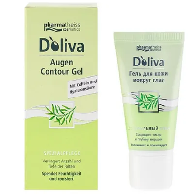 D'oliva Augen Contour Gel (Żel do skóry wokół oczu z kofeiną i kwasem hialuronowym)