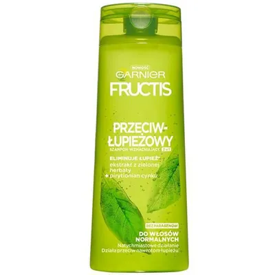 Garnier Fructis, Przeciwłupieżowy szampon wzmacniający z ekstraktem z zielonej herbaty 2 w 1