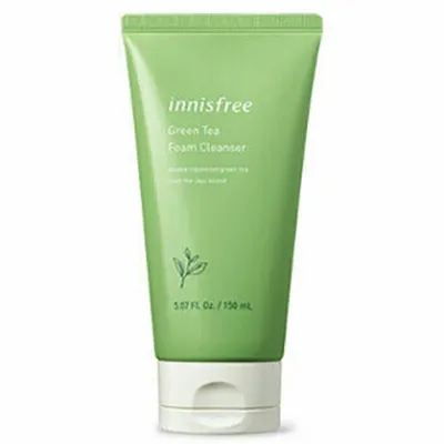 Innisfree Green Tea, Foam Cleanser (Pianka do mycia twarzy z zieloną herbatą)
