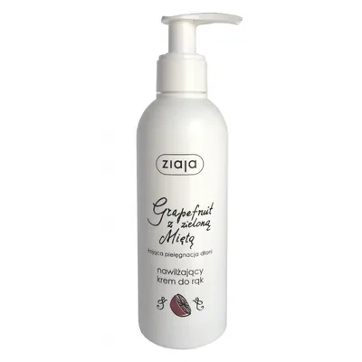 Ziaja Nawilżający krem do rąk 'Grapefruit z zieloną miętą'