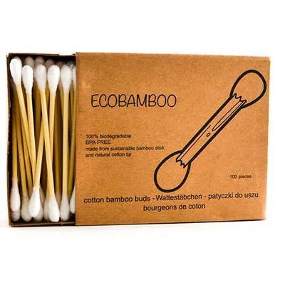 Ecobamboo Bambusowe patyczki do uszu