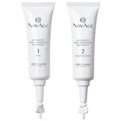 Oriflame NovAge, Advanced Skin Renewing Treatment Peel + Neutraliser (Dwustopniowa pielęgnacja odmładzająca)