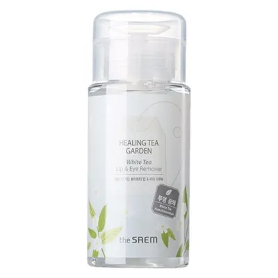 The Saem Healing Tea Garden, White Tea Lip & Eyes Remover (Płyn do demakijażu oczu i ust)