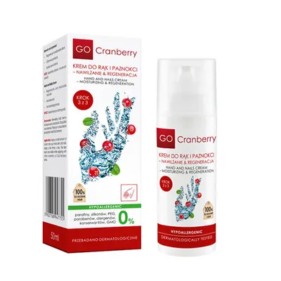 Go Cranberry Intensywnie pielęgnujący krem do rąk