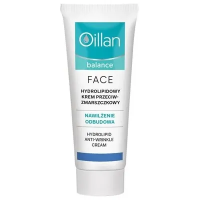 Oillan Balance Face, Hydrolipidowy krem przeciwzmarszczkowy do twarzy