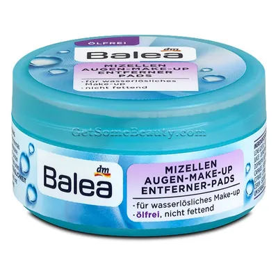 Balea Mizellen Augen-Make-Up Entferner Pads (Micelarne płatki do demakijażu oczu)