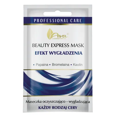 Laboratorium Kosmetyczne AVA Beauty Express Mask, Maseczka do twarzy 'Efekt wygładzenia'