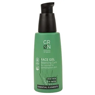 GRN - Shades of Nature (GRON) Essential Elements, Aloe Vera & Hemp, Face Gel (Żel do skóry normalnej i mieszanej)