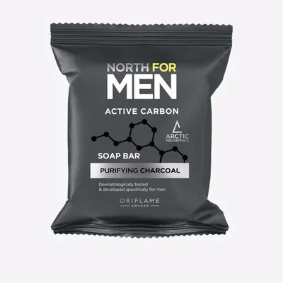 Oriflame North for Men, Soap Bar Purifying Charcoal (Mydło)