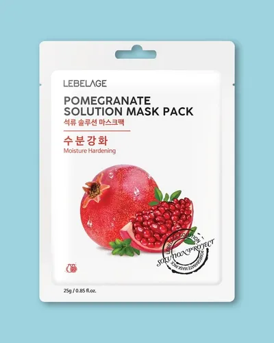 Lebelage Pomegranate Solution Mask (Nawilżająca maska w płacie)