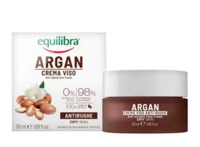 Equilibra Argan, Anti-Ageing Face Cream (Przeciwzmarszczkowy krem do twarzy)