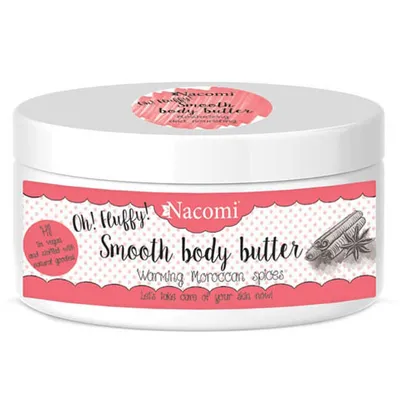 Nacomi Smooth Body Butter (Lekkie masło do ciała rozgrzewające  `Marokońskie przyprawy`)