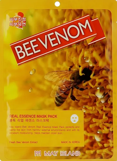 May Island Real Essence, Bee Venom Mask Pack (Maska w płachcie)
