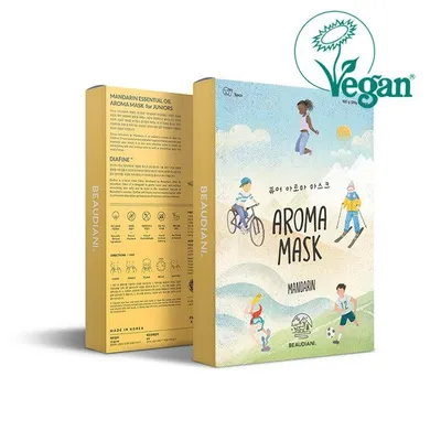 Beaudiani Pure Aroma Mask Mandarin (Maska w płachcie dla dzieci z mandarynką)