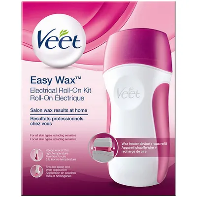 Veet Easy Wax Electrical Roll-On Kit (Elektryczny zestaw do depilacji ciepłym woskiem)