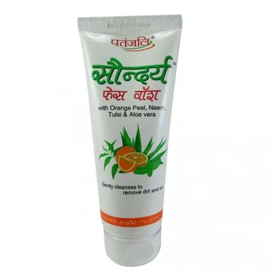 Patanjali Żel do mycia twarzy `Pomarańcza - aloe vera`