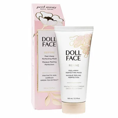 Doll Face Beauty Refine, Peel-Away Perfecting Mask (Maska żelowa peel-off)