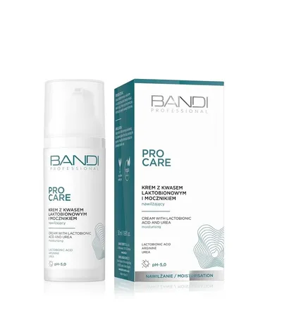 Bandi Pro Care ,Nawilżający krem z kwasem laktobionowym i mocznikiem