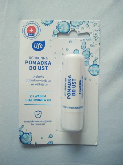 Life Ochronna pomadka do ust z kwasem hialuronowym