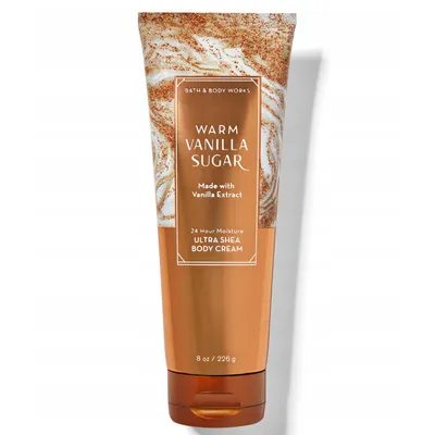Bath & Body Works Warm Vanilla Sugar, Triple Moisture Body Cream (Potrójnie nawilżający krem do ciała)