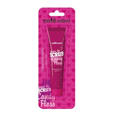 Cafe Mimi Sugar Lip Scrub Candy Floss (Cukrowy scrub do ust)