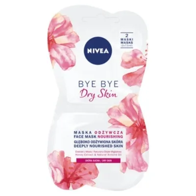Nivea Bye Bye Dry Skin, Face Mask Nourishing (Maseczka odżwycza)