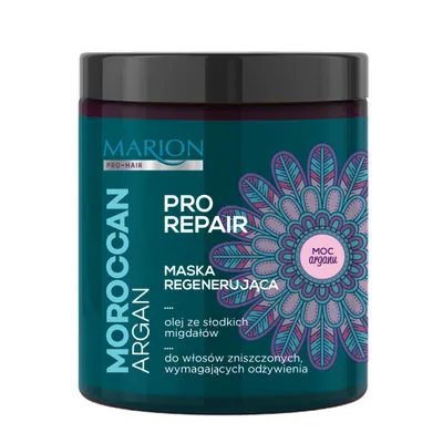 Marion Pro Repair, Maska regenerujaca do włosów zniszczonych, wymagających odżywienia  `Moc Arganu`