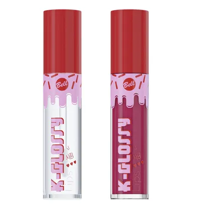 Bell Asian Valentine's Day I Love K-Pop, K-Glossy Lips Lipgloss (Błyszczyk do ust)