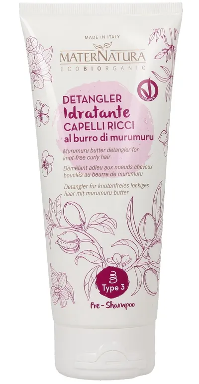 MaterNatura Detangler Idratante Capelli Ricci al Burro di Murumuru (Odżywka ułatwiająca rozczesywanie z masłem murumuru)