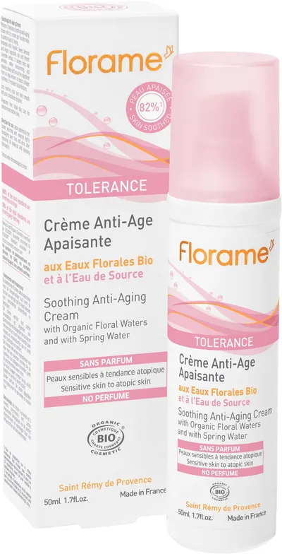 Florame Tolerance, Creme Anti-Age Apaisante (Kojąca pielęgnacja przeciwzmarszczkowa)