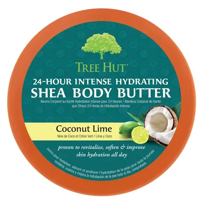 Tree Hut 24 Hour Intense Hydrating Shea Body Butter Coconut & Lime (Pielęgnujące masło do ciała `Kokos i Limonka`)