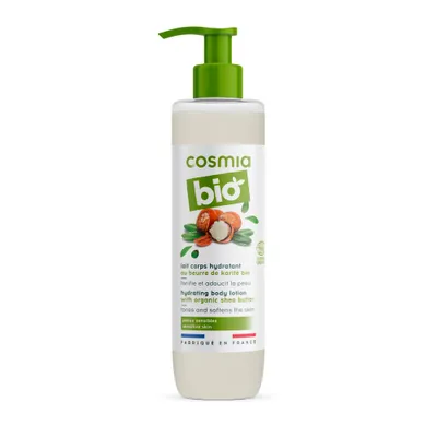 Cosmia BIO, Lait Corps Hydratant au Beurre de Karite Peaux Sensibles (Nawilżające mleczko do ciała z masłem shea do skóry wrażliwej)
