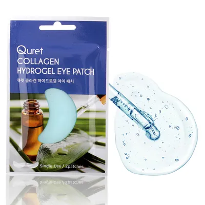 Quret Collagen Hydrogel Eye Patch (Ujędrniająco-przeciwzmarszczkowe płatki pod oczy)