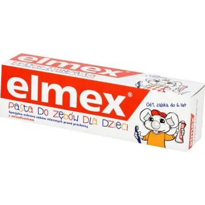 Elmex Pasta do zębów dla dzieci z aminofluorkiem od 1 ząbka do 6 lat