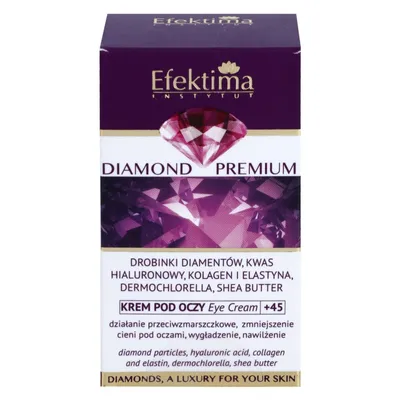Efektima Diamond Premium, Krem pod oczy +45