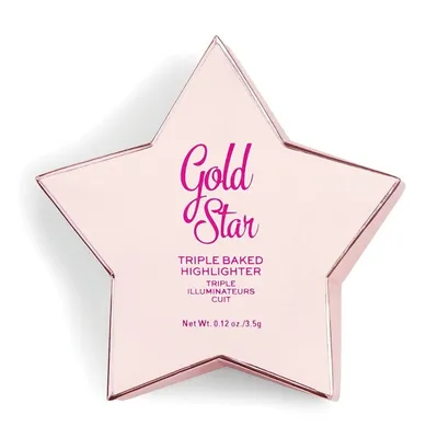 I Heart Revolution Star of the Show Gold Star Triple Baked Highlighter (Rozświetlacz do twarzy)