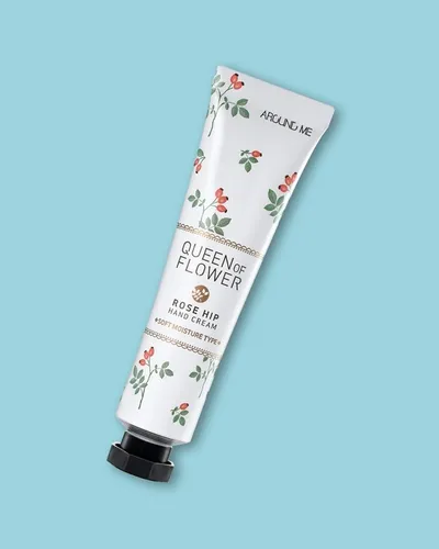 Welcos Around Me, Queen of Flower Rose Hip Hand Cream (Przeciwstarzeniowy krem do rąk)