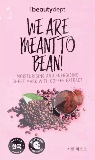 The Beauty Dept. We Are Meant To Bean! Moisturizing and Energising Sheet Mask (Nawilżająca i energetyzująca maseczka w płachcie)