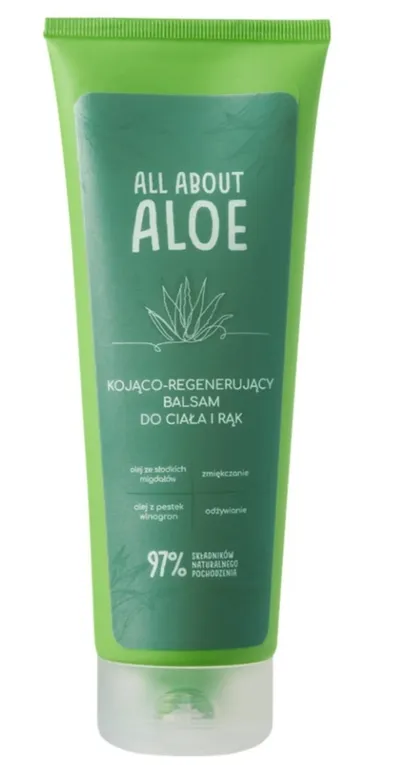 All About Aloe Kojąco-regenerujący balsam do ciała  (nowa wersja)