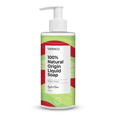Swonco 100% Natural Origin Liquid Soap Apple & Pear (Naturalne mydło w płynie)