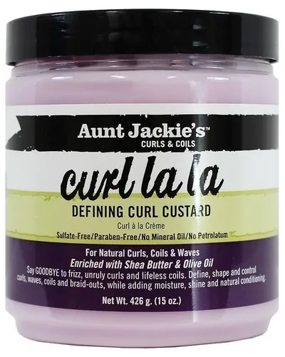 Aunt Jackie's Curls & Coils, La La Defining Curl Custard (Krem do stylizacji włosów kręconych)