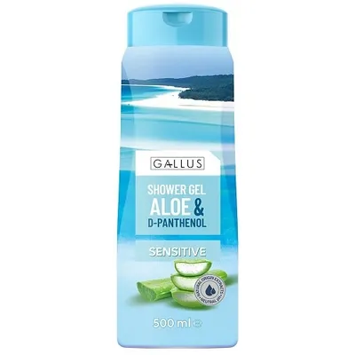 Gallus Sensitive Shower Gel Aloe & D-Panthenol (Łagodzący żel pod prysznic)