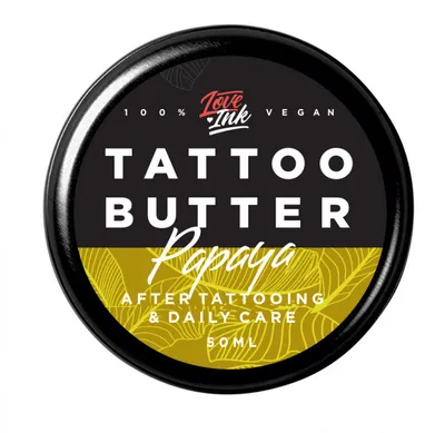 LoveInk Tattoo Butter Papaya (Masło do pielęgnacji tatuażu)
