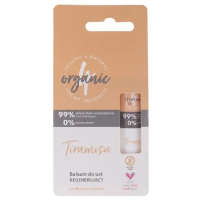 4Organic Balsam do ust regenerujący `Tiramisu`