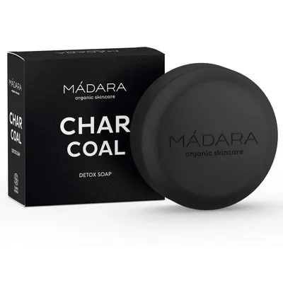 Madara Organic Skincare Charcoal Detox Soap (Mydło detoksykujące z węglem)