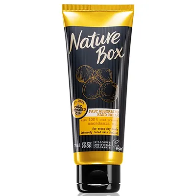 Nature Box Naturalny krem do rąk `Macadamia`