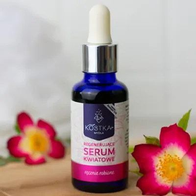 Kostka Mydła Kwiatowe serum regeneracyjne