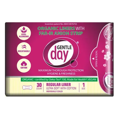 Gentle Day Wkładki do codziennego stosowania z paskiem anionowym