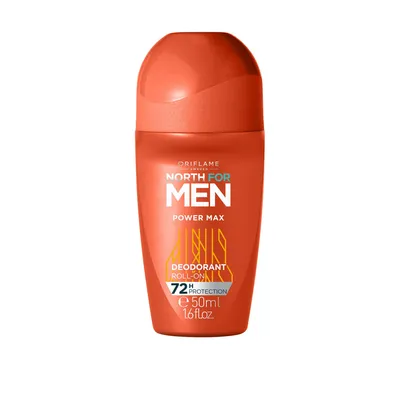 Oriflame North for Men, PowerMax, Deodorant Roll-On 72h (Dezodorant w kulce)