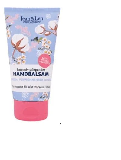 Jean&Len Intensiv pflegender handbalsam (Balsam do rąk `Bawełna i masło shea`)